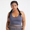 O exercício personalizado de ginástica sutiã de fitness hollow out yoga tops attivewear piloter de volta, plus size esportes sutiã